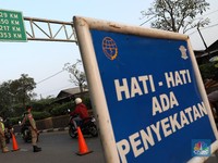 Intip Penyekatan di Kedungwaringin Usai Dibobol Pemudik Motor