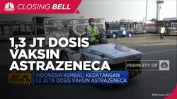 RI Kembali Kedatangan 1,3 Juta Dosis Vaksin AstraZeneca