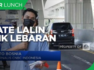 H-2 Lebaran, Lalin Tol Cikarang Barat Terpantau Lengang