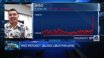 Tutup Perdagangan Jelang Libur Lebaran, IHSG Terkoreksi 0,63%