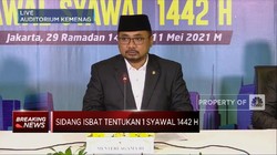 Sidang Isbat 1 Syawal 1442 H, Lebaran Jatuh pada 13 Mei 2021