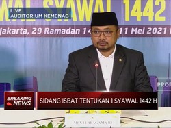 Sidang Isbat 1 Syawal 1442 H, Lebaran Jatuh pada 13 Mei 2021