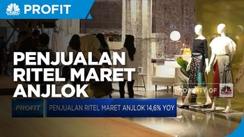 Turun 14,6%, Penjualan Ritel Maret Masih Anjlok