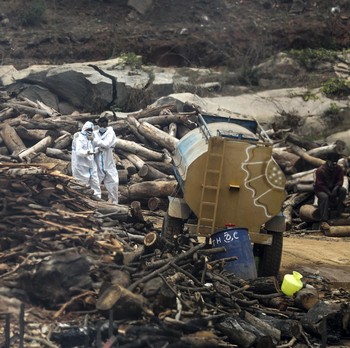 Potret Seram Covid-19 India yang Menewaskan 250 Ribu Orang