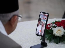 Hari Lebaran, Jokowi dan Ma'ruf Amin Silaturahmi Online