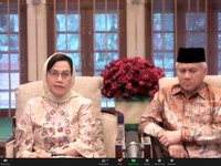 Cerita Lebaran Sri Mulyani: Rapat Sampai Takbiran
