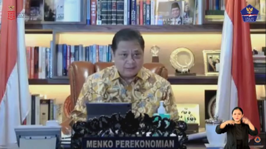 Airlangga Hartarto. Ketua KPCPEN/Menteri Koordinator Bidang Perekonomian
