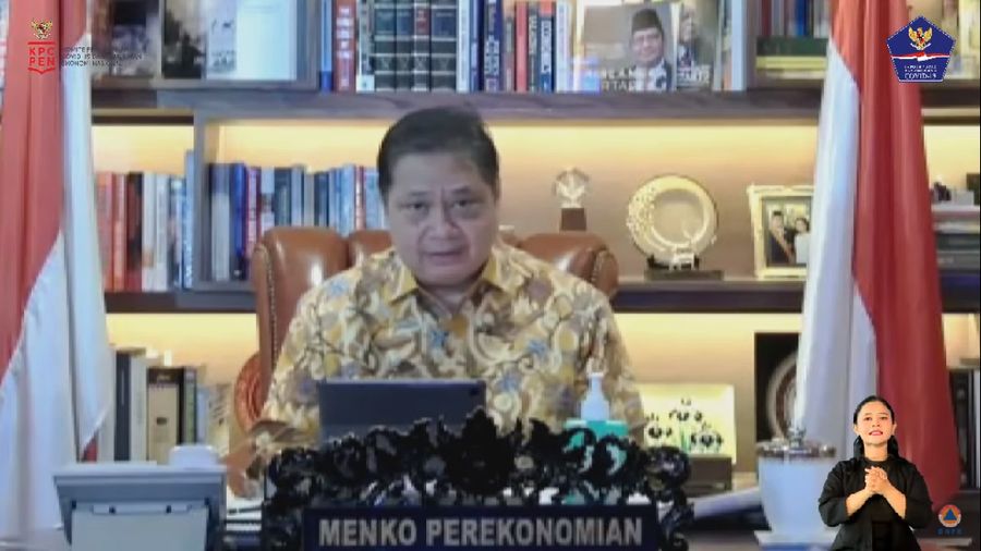 Airlangga Hartarto. Ketua KPCPEN/Menteri Koordinator Bidang Perekonomian