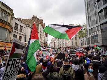 Demi Palestina! Warga AS, Jerman, Prancis, hingga Belgia Demo