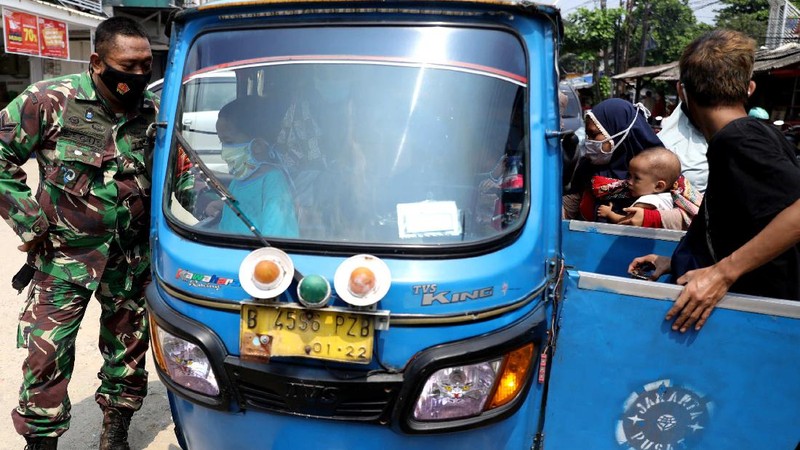 Penyekatan Arus Balik (CNBC Indonesia/Muhammmad Sabki)