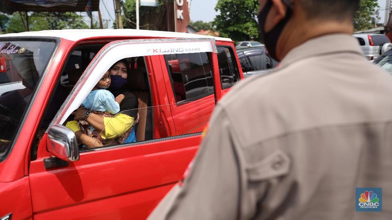 Penyekatan Arus Balik (CNBC Indonesia/Muhammmad Sabki)
