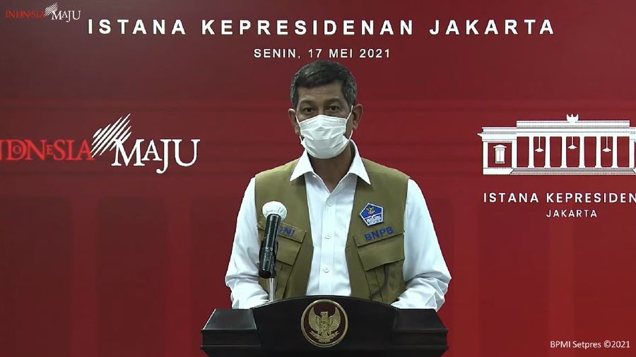 Kepala BNPB, Doni Monardo. (Tangkapan Layar Sekretariat Presiden)