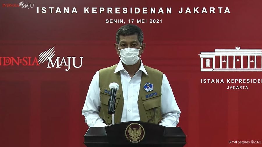 Kepala BNPB, Doni Monardo. (Tangkapan Layar Sekretariat Presiden)