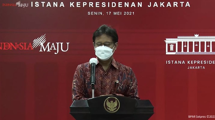 Menkes Budi Gunadi Sadikin. (Tangkapan Layar Sekretariat Presiden) Menkes Budi Gunadi Sadikin. (Tangkapan Layar Sekretariat Presiden)