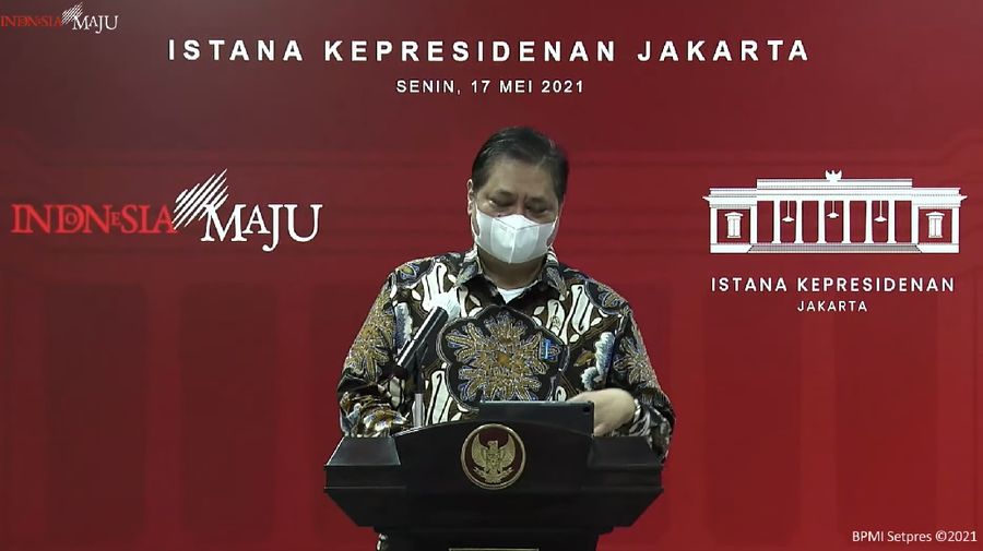 Menko Perekonomian, Airlangga Hartarto. (Tangkapan Layar Sekretariat Presiden)