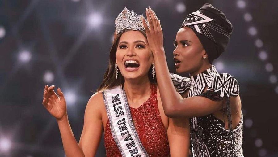 Miss Universe 2020, Andrea Meza (Tangkapan Layar via Instagram @andreamezamx)
