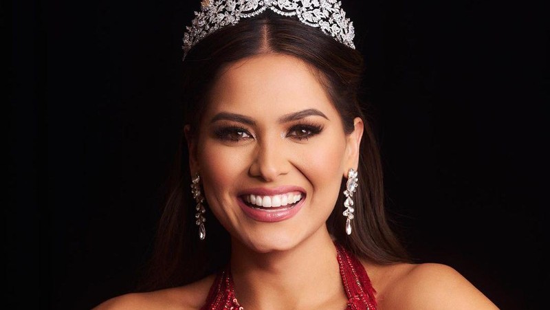 Miss Universe 2020, Andrea Meza (Tangkapan Layar via Instagram @andreamezamx)