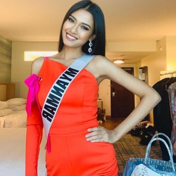 Miss Myanmar 'Teriak' Pray for Myanmar di Ajang Miss Universe