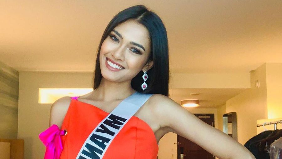 Miss Myanmar Thuzar Wint Lwin (Tangkapan Layar Instagram @thuzar_wintlwin)