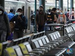 Penampakan Stasiun Gambir di Hari Terakhir Larangan Mudik