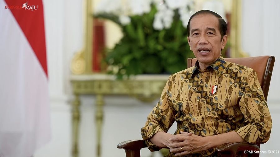 Pernyataan Presiden Jokowi terkait Status Pegawai KPK, Istana Merdeka, 17 Mei 2021. (Tangkapan Layar Youtube Sekretariat Presiden)