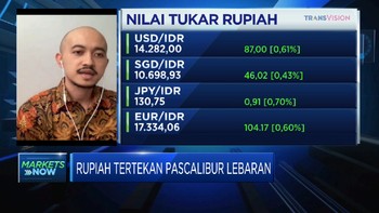 Rupiah Kian Melemah Usai Libur Lebaran