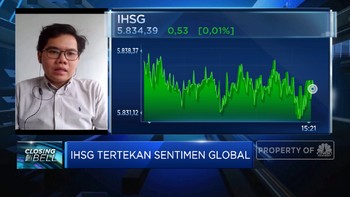 IHSG Masih Ditekan Sejumlah Sentimen Global