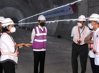 Ternyata Terowongan Kereta Cepat Tembus Bawah Tol Cikampek