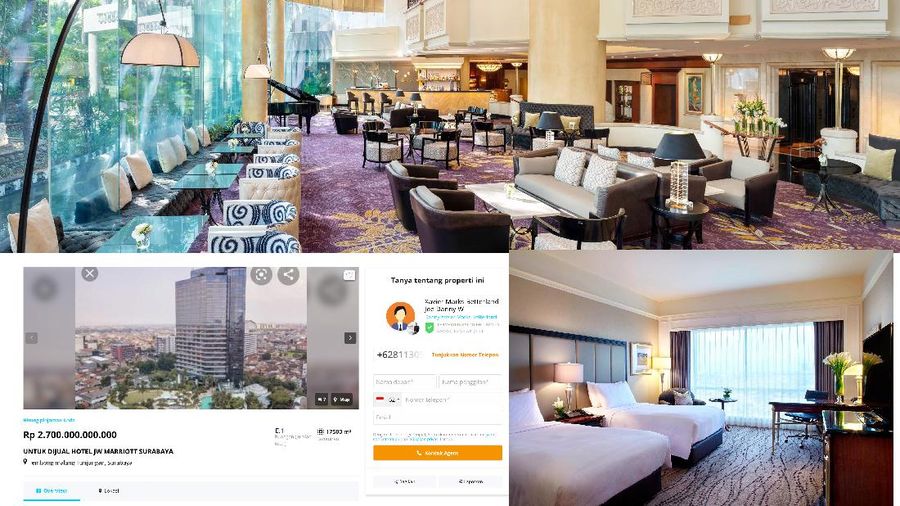 Hotel JW Marriot Surabaya (Tangkapan Layar Website marriott.com dan Lamudi)