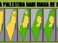 Melihat Peta Palestina Kini yang Makin Susut Tahun ke Tahun