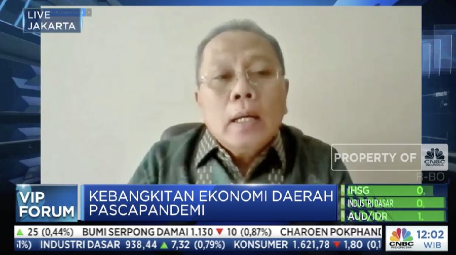 Direktur Eksekutif Asbanda, Wimran Ismaun dalam acara VIP Forum CNBC Indonesia