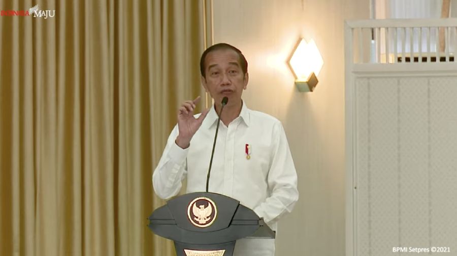 foto/ Pengarahan Presiden RI kepada Forkopimda Se-Provinsi Riau, Pekanbaru, 19 Mei 2021/ Youtube : Setpres