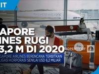 Terhantam Pandemi, Singapore Airlines Rugi USD 3,2 M di 2020