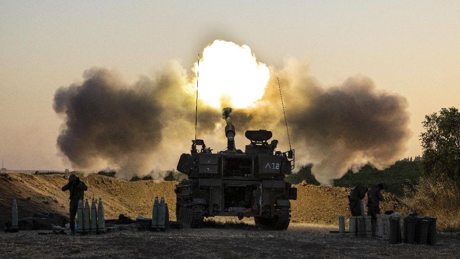 Serangan Altileri Israel ke Gaza
