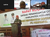 Pertamina Serahkan Bantuan Program TJSL ke Bupati Kebumen