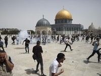 Bentrok Lagi di Masjidil Aqsa, PBB 'Warning' Israel-Palestina