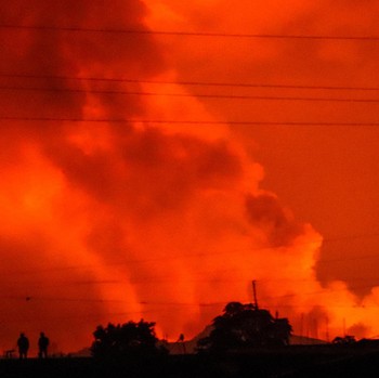 Langit Memerah, Dahsyatnya Letusan Gunung Nyiragongo