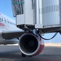 Penampakan Batik Air Tabrak Garbarata Bandara Ngurah Rai Bali
