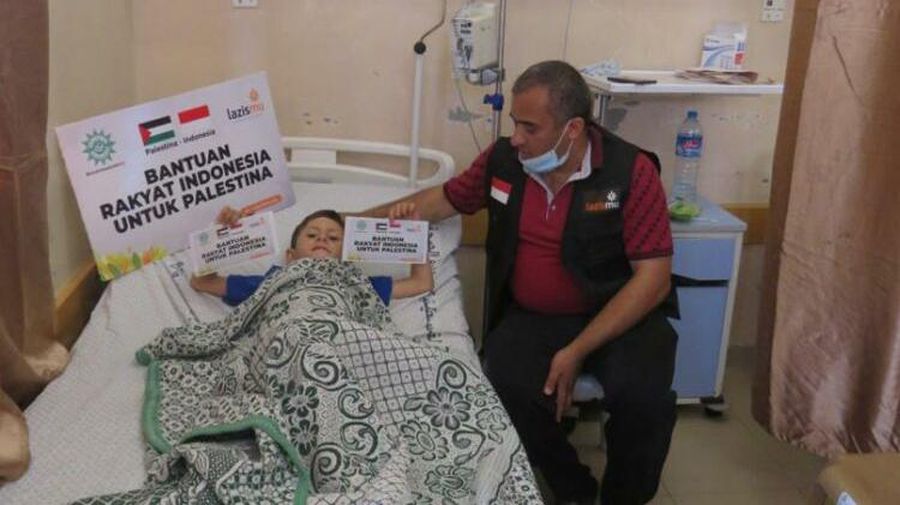 Bantuan Muhammadiyah telah diterima korban Agresi Militer di Gaza. Ist
