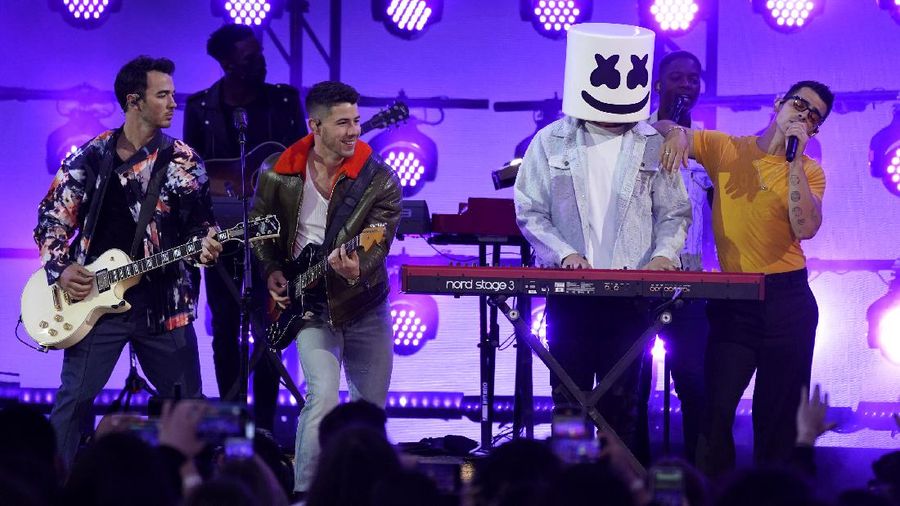 Billboard music award 2021. (AP/Chris Pizzello)