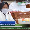 Mensos Risma Akui Data Penerima Bansos Acak-Acakan