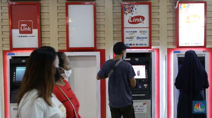 Ilustrasi ATM Link Aja. (CNBC Indonesia/Muhammad Sabki) Ilustrasi ATM Link Aja. (CNBC Indonesia/Muhammad Sabki)