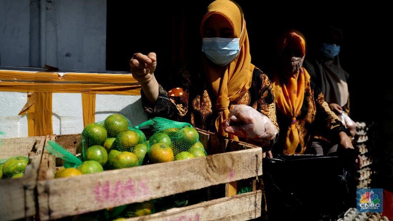 e-Warong di Jakarta. (CNBC Indonesia/Muhammad Sabki)