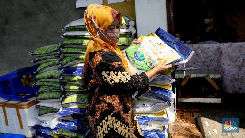 e-Warong di Jakarta. (CNBC Indonesia/Muhammad Sabki)