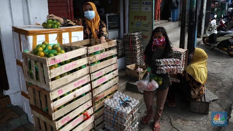 e-Warong di Jakarta. (CNBC Indonesia/Muhammad Sabki)