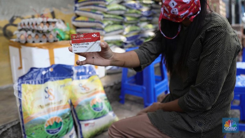e-Warong di Jakarta. (CNBC Indonesia/Muhammad Sabki)