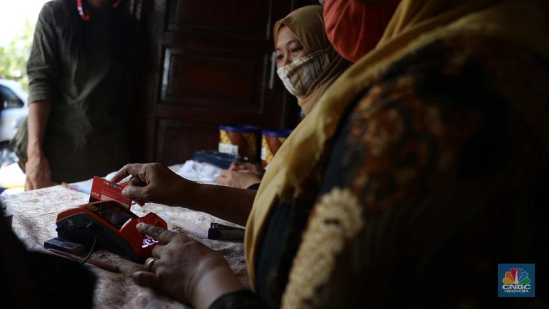 e-Warong di Jakarta. (CNBC Indonesia/Muhammad Sabki)