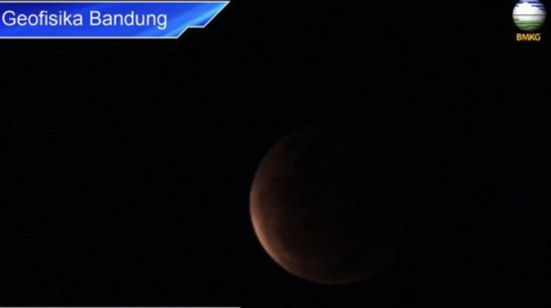 Gerhana bulan. (Dok: BMKG)
