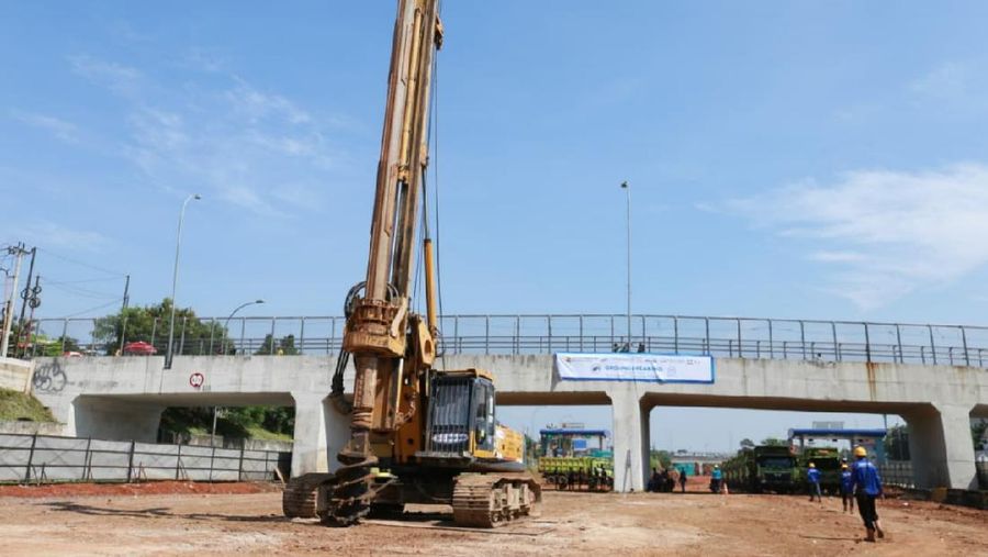 Jalan Tol Cinere - Jagorawi (Cijago) Seksi 3, Kukusan - Cinere Sepanjang 5,44 km Mulai Konstruksi. (Dok: PUPR)
