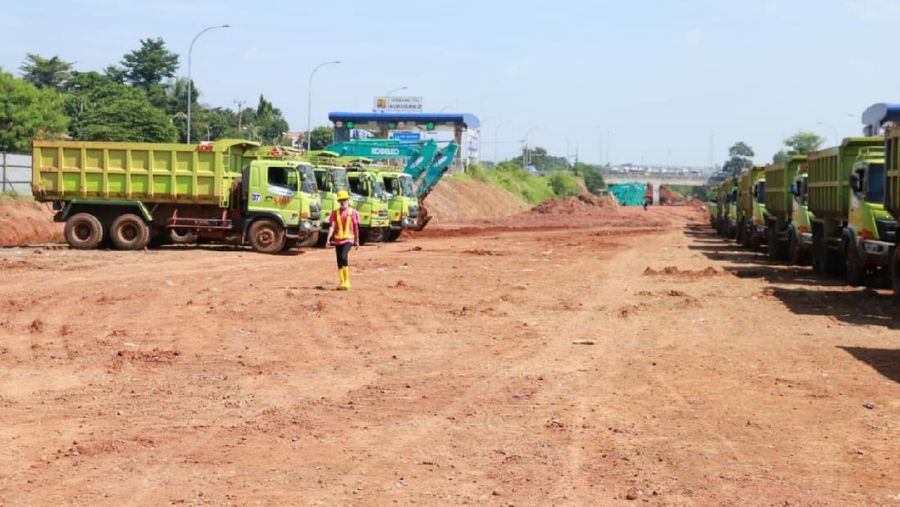 Jalan Tol Cinere - Jagorawi (Cijago) Seksi 3, Kukusan - Cinere Sepanjang 5,44 km Mulai Konstruksi. (Dok: PUPR)